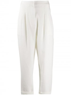 Укороченные брюки Widi Le Kasha. Цвет: белый