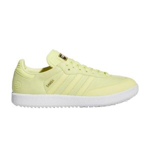 Adidas Samba Spikeless Golf SE Pulse Yellow Unisex Sneakers Cloud-White HP7877