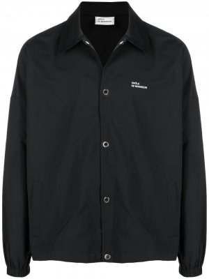 Куртка-рубашка NFPM с надписью Drôle De Monsieur. Цвет: черный