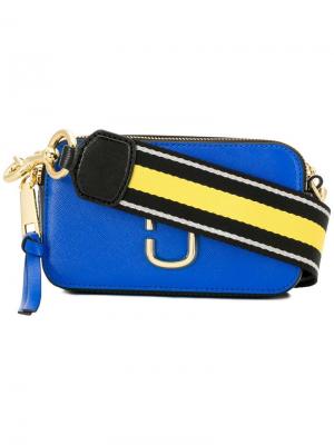 Маленькая прямоугольная сумка Snapshot Marc Jacobs. Цвет: синий