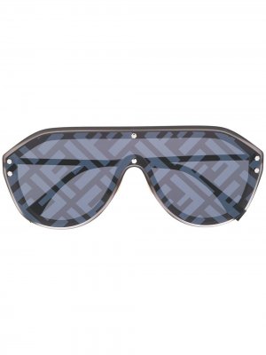 Солнцезащитные очки V81/MD Fendi Eyewear. Цвет: черный
