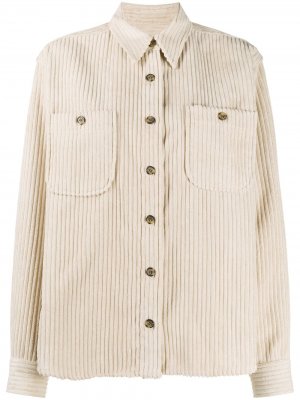 Вельветовая куртка-рубашка Dexo Isabel Marant Étoile. Цвет: нейтральные цвета
