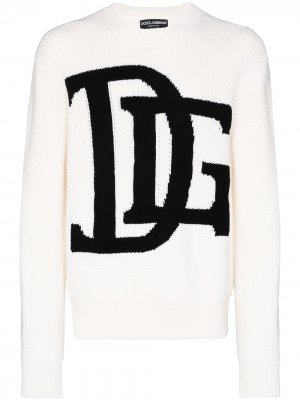 Трикотажный свитер Dolce & Gabbana. Цвет: желтый