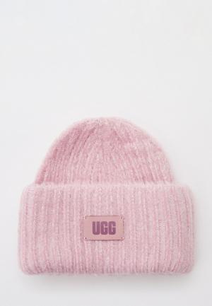 Шапка UGG. Цвет: розовый