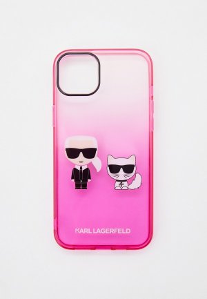 Чехол для iPhone Karl Lagerfeld. Цвет: фуксия