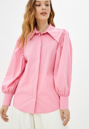 Блуза Silvian Heach. Цвет: розовый