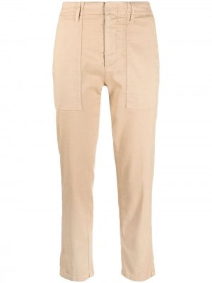 Укороченные брюки прямого кроя Dondup. Цвет: нейтральные цвета