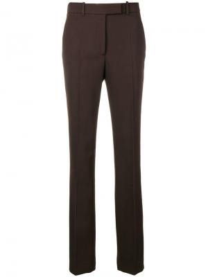 Расклешенные брюки с боковыми полосками Calvin Klein 205W39nyc. Цвет: коричневый