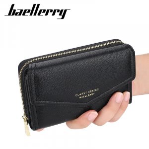 Женский короткий кошелек на молнии кожаный держатель для карт модные мини-сумки портмоне Baellerry