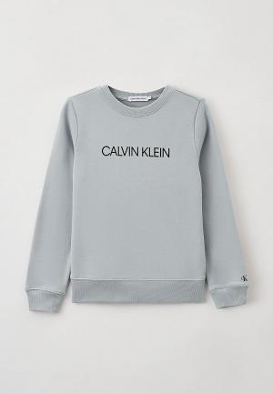 Свитшот Calvin Klein Jeans. Цвет: серый