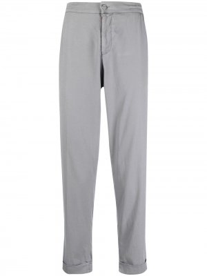 Укороченные брюки чинос Kiton. Цвет: серый