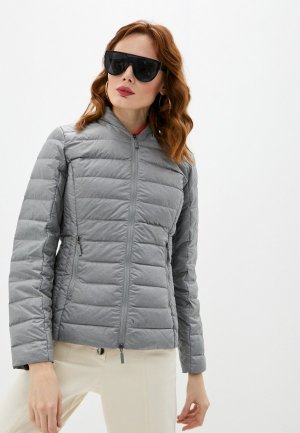 Куртка утепленная Armani Exchange. Цвет: серый