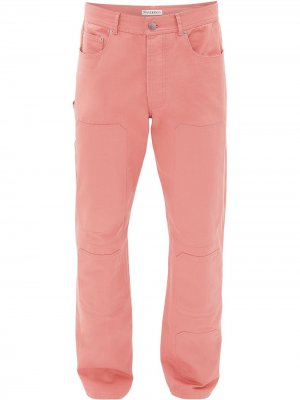 Прямые джинсы JW Anderson. Цвет: розовый