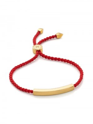 GP Linear coral bracelet Monica Vinader. Цвет: красный