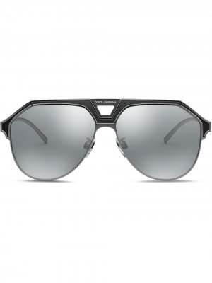 Солнцезащитные очки Miami Dolce & Gabbana Eyewear. Цвет: серый