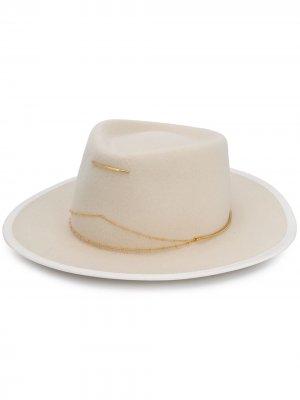 Шляпа Anna с цепочкой Van Palma. Цвет: белый