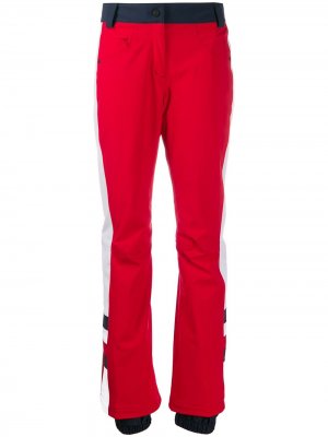 Лыжные брюки с пятью карманами из коллаборации Tommy Hilfiger Rossignol. Цвет: красный