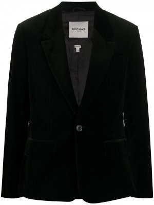 Однобортный пиджак Rochas. Цвет: черный