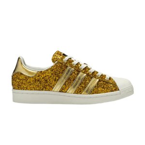 Adidas Superstar Sparkling Gold женские кроссовки золотисто-металлик Cloud-White FW8168