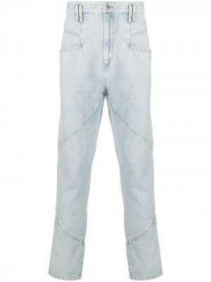 Зауженные джинсы с низким шаговым швом Isabel Marant. Цвет: синий