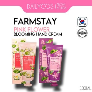 Farm Stay - Крем для рук  Розовый цветок 100мл