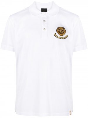 Рубашка поло с вышитым логотипом Billionaire. Цвет: белый