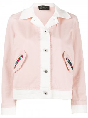 Укороченная куртка с накладными карманами Mr & Mrs Italy. Цвет: розовый