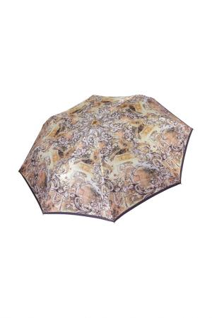 Зонт Fabretti. Цвет: коричневый