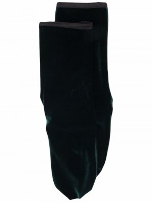 Бархатные носки Simone Wild. Цвет: зеленый
