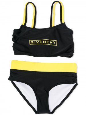 Бикини с логотипом Givenchy Kids. Цвет: черный