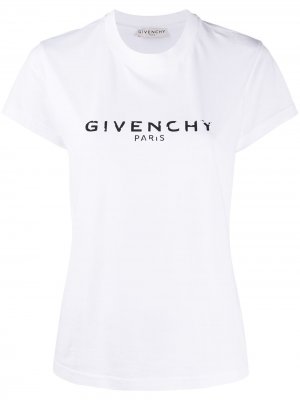 Футболка с логотипом Givenchy. Цвет: белый