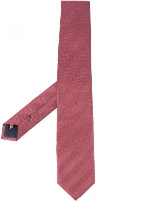 Фактурный однотонный галстук United Arrows. Цвет: розовый