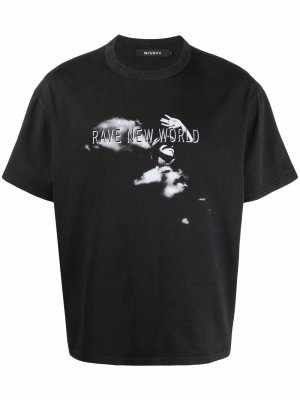 Graphic slogan-print T-shirt MISBHV. Цвет: черный