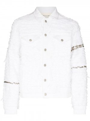 Джинсовая куртка из коллаборации с Blackmeans 1017 ALYX 9SM. Цвет: белый