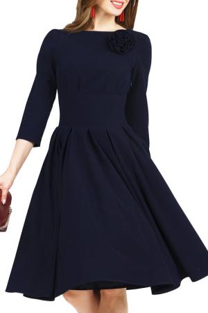 Платье Olivegrey. Цвет: темно-синий