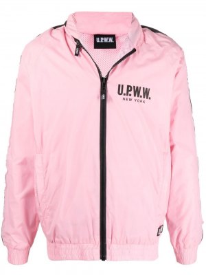 Куртка с капюшоном и логотипом U.P.W.W.. Цвет: розовый