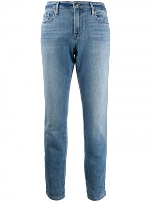 Укороченные джинсы Carson FRAME. Цвет: синий