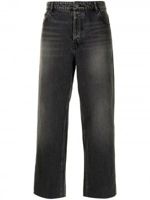 Укороченные джинсы прямого кроя Balenciaga. Цвет: черный