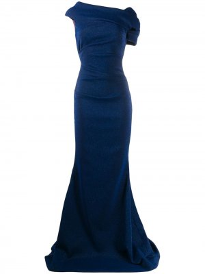 Платье Bonette Talbot Runhof. Цвет: синий