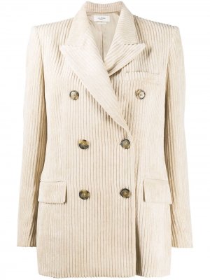 Двубортный вельветовый пиджак Isabel Marant Étoile. Цвет: нейтральные цвета
