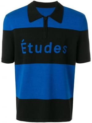 Рубашка-поло Stadium Études. Цвет: синий