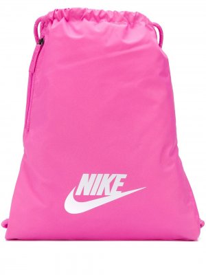 Рюкзак на шнурке Nike. Цвет: розовый