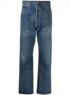 Прямые джинсы с завышенной талией Chimala. Цвет: синий