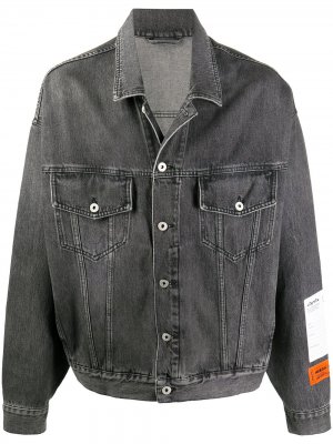 Джинсовая куртка Heron Preston. Цвет: серый