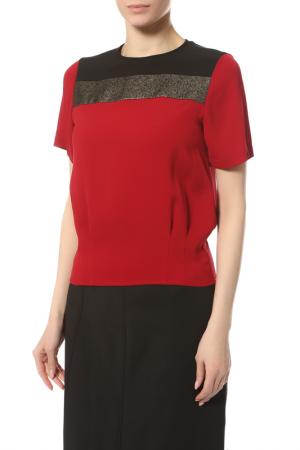 Блуза Diane von Furstenberg. Цвет: красный