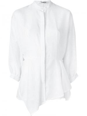 Блузка с драпировкой Chalayan. Цвет: белый