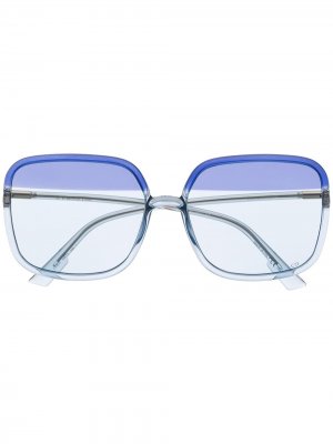 Солнцезащитные очки SoStellaire1 в квадратной оправе Dior Eyewear. Цвет: синий