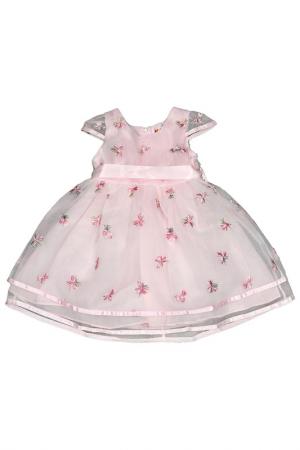 Платье Kidly. Цвет: бледно-розовый