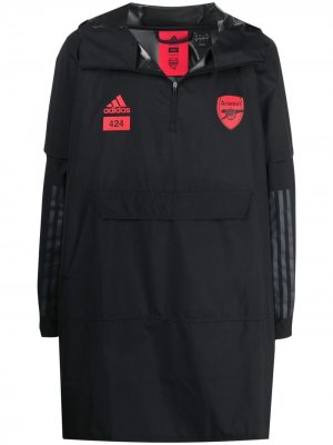 Плащ Arsenal FC из коллаборации с 424 adidas. Цвет: черный