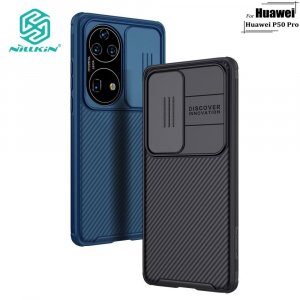 Роскошный жесткий чехол для телефона Nillkin Huawei P50 Pro CamShield с защитой конфиденциальности камеры